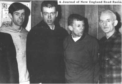 From left to right Rick Bayko, Larry Olsen, John J. Kelley, and John Kelley
