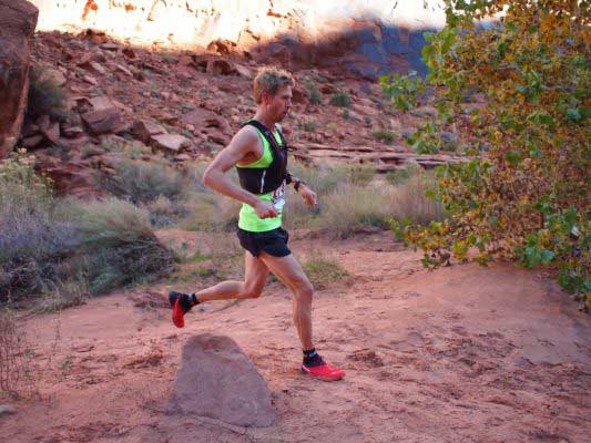 Chris Grauch at the 2015 Moab Trail Marathon