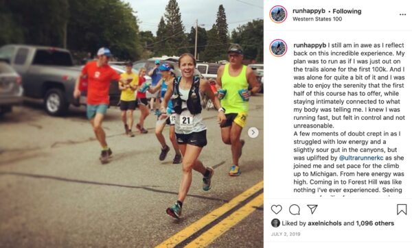Brittany Peterson Western States 100 Mile