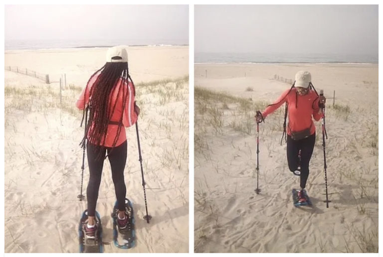 sandshoeing